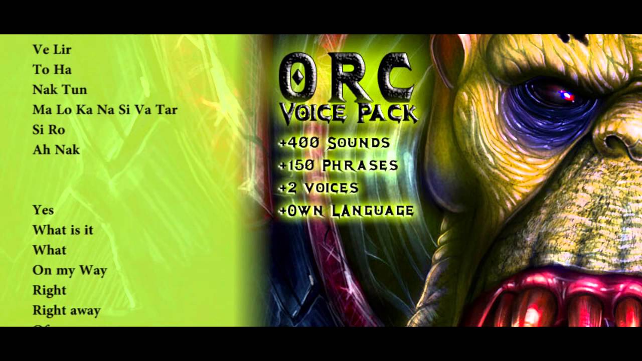 ORC - Voice pack