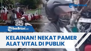 Kelainan! Pria Bermotor Diduga Nekat Pamerkan Alat Kelamin di Depan SD