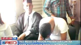 Tres meses de prisión preventiva contra joven acusado de tráfico de drogas