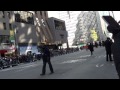 11 24 11 Macy S Thanksgiving Parade 38th Street View Mary J Blige NYCPD Horse Patrol