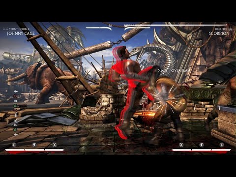 MKX - Johnny Cage 72% Combo (Stunt Double Variation)