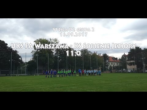 UKS Football Academy Warszawa - KS Sobienie Jeziory 16.09.2017