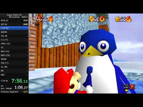 Super Mario 64 All Enemies 39:45