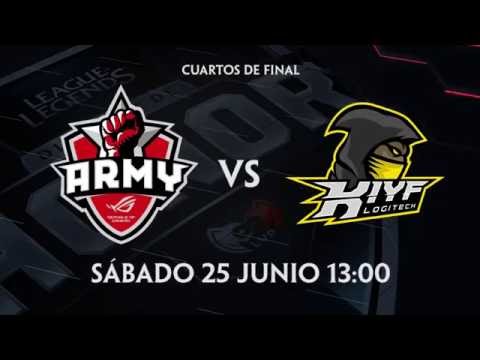 ASUS ROG ARMY vs KIYF Logitech: ¿Novatos o Veteranos?