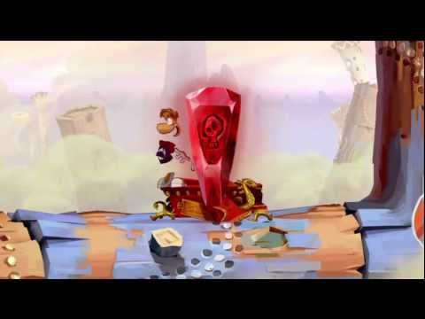 Rayman Origins 100% [14]  Desert of Dijiridoos - Cacophonic Chase