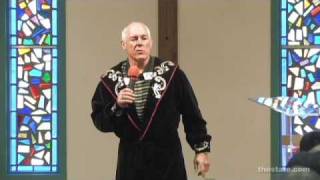 Former pro wrestler Tully Blanchard speaks to inmates at Broad River Correctional