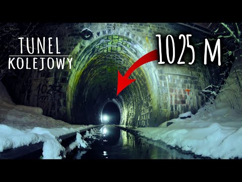 1025 m - opuszczony TUNEL KOLEJOWY pod Przełęczą Kowarską [urbex]