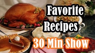 Traditional Thanksgiving Dinner Recipes: Turkey,  Stock, Sweet Potatoes,  Stuffing,  Pumpkin Pie