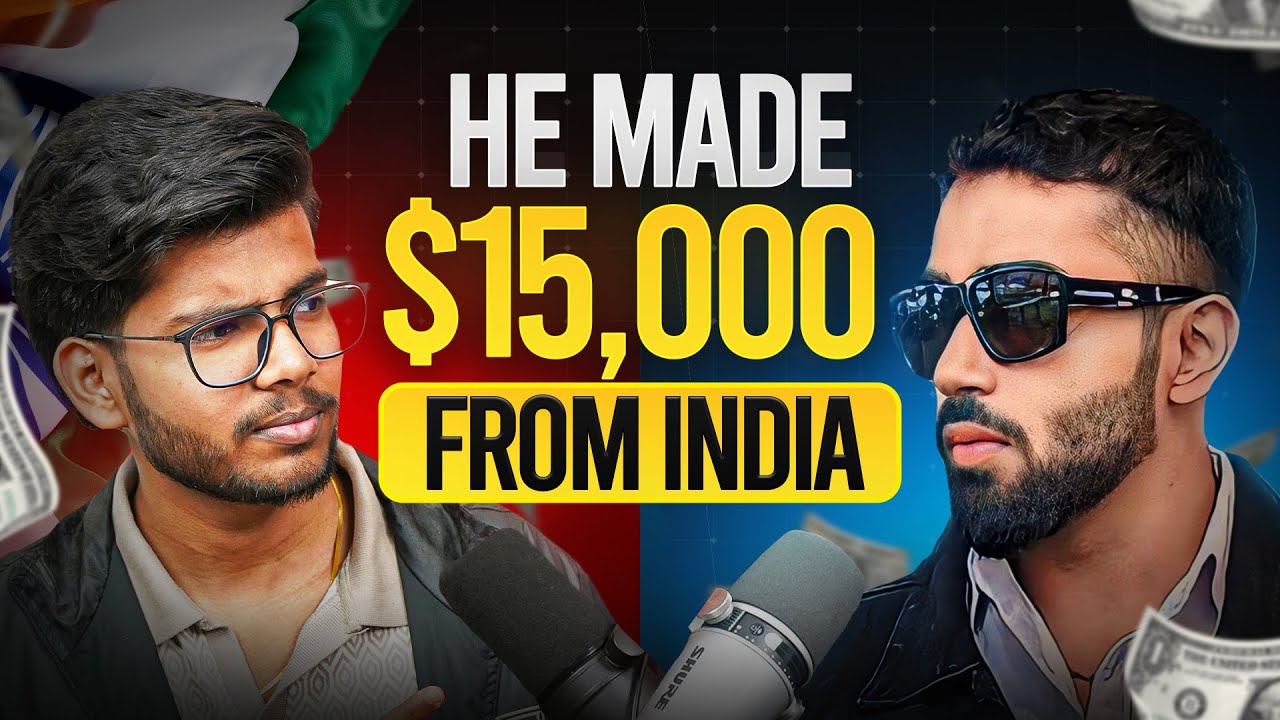He is making $15000 every single month from INDIA