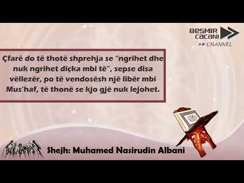 459. A lejohet të vendosësh ndonjë libër mbi Kuran - Shejh Albani