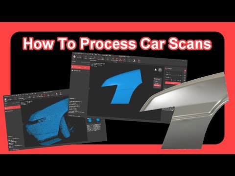 How To Use Revoscan and Fusion 360 To Process Car Scans | #revopoint #fusion360 #reverseengineering