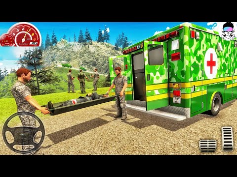 US Army Ambulance Driving - Rescue Truck Simulator - Android Gameplay