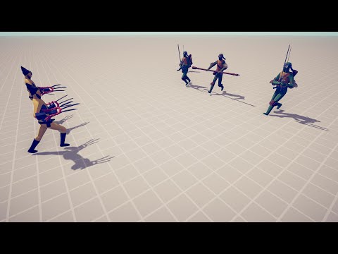 Wolverine vs Teenage Mutant Ninja Turtles | Totally Accurate Battle Simulator