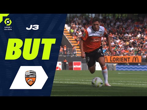 But Laurent ABERGEL (9' - FCL) FC LORIENT - LOSC LILLE (4-1) 23/24