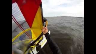 preview picture of video 'Seaside Park, NJ  Max speed 32.20Knots - on 6.2M. sail.  12.15.11'