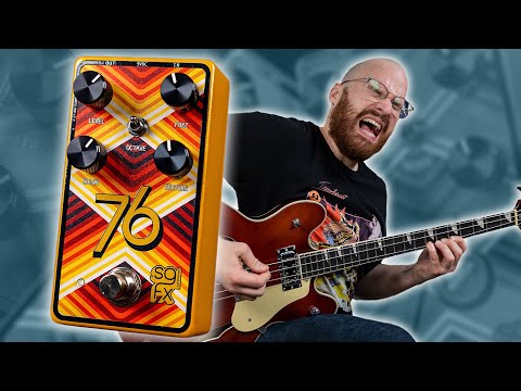 Super Gnarly & THICK Octave Fuzz! - SolidGoldFX 76 MKII [Demo]