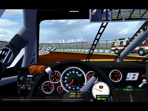 Arca Sim Racing Scotia Speedway warmup