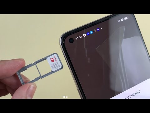 How to insert sim, memory card on OPPO Reno7 Android 13
