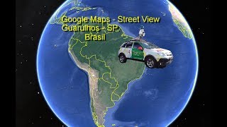 preview picture of video 'Google earth - Street View - Guarulhos SP.Brasil e 日本'