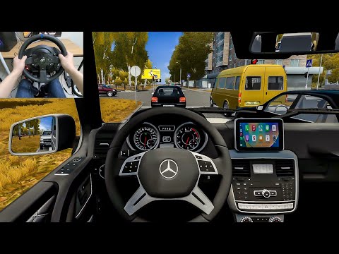 City Car Driving - 2013 Mercedes Benz G65 AMG [Steering Wheel Gameplay]