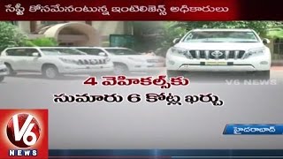 Telangana CM KCR adds Latest Land Cruisers to his Convoy | V6 News
