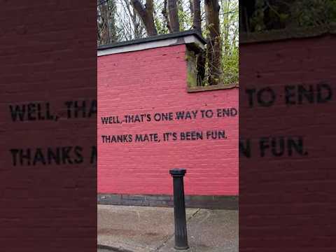 A London street artist and a wall cleaner engaged in a year long exchange