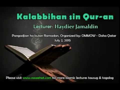 Kalabbihan sin Qur-an by Haydier Jamaldin (Tausug)