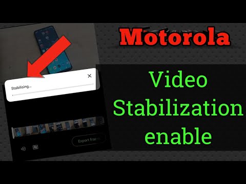 Motorola video stabilization enable / google photos se video stabilization kaise kare
