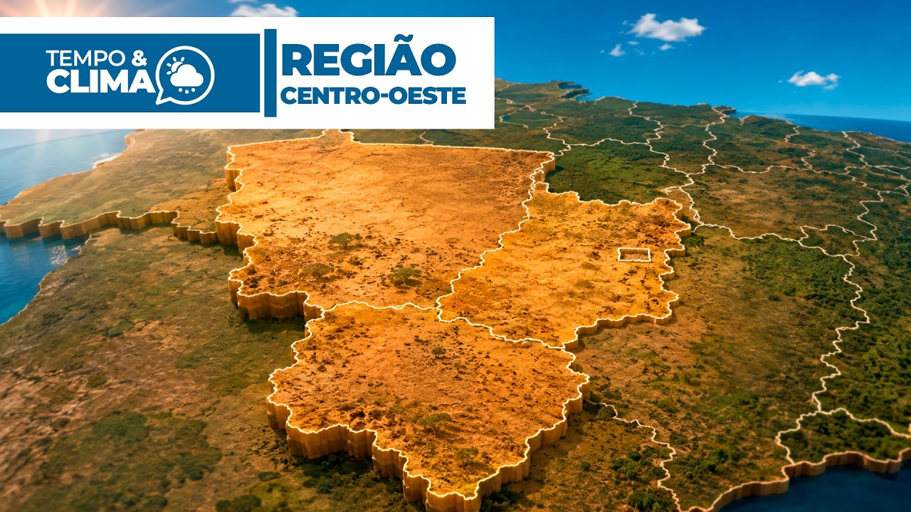 PREVISÃO DO TEMPO PARA A REGIÃO CENTRO  OESTE 02-06-2026