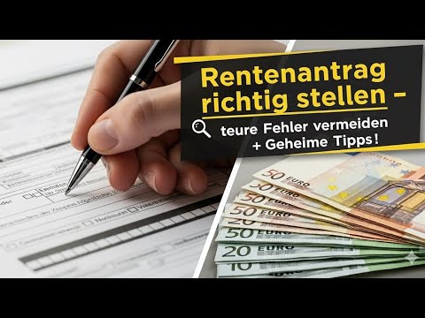 Rente sichern! Rentenantrag richtig stellen, teure Fehler vermeiden + Geheimtipps 💰