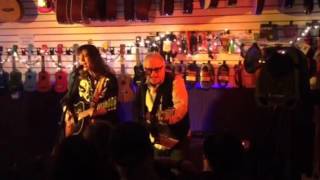 Amy Rigby with Wreckless Eric 4-9-2016 Guitar Bar Jr.