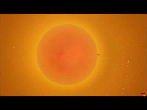 if this Jupiter was 100 time bigger then the real Jupiter