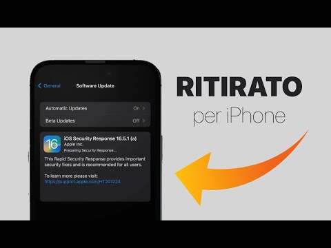 iOS 16.5.1 (a) RITIRATO! Ecco come rimuoverlo da iPhone!