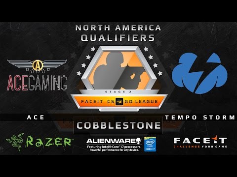 ACE vs Tempo Storm - Map 1 - Cobblestone (FACEIT League 2015 Stage 2 NA Qualifier)