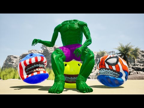 Spiderman Pac Man saves Spider Girl vs Siren Head and Hulk Monster