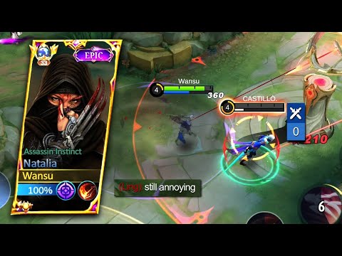 NATALIA STILL DEADLY IN THE META ROTATION 🔥 | NATALIA BEST BUILD 2023 | MLBB