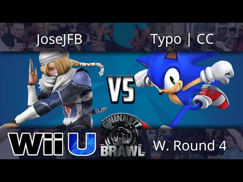 Gwinnet Brawl Sep 2017 - JoseJFB (Sheik) vs Typo | CC (Sonic) - Smash 4 W. Round 4