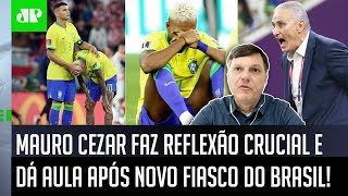 ‘Quando será que o futebol brasileiro vai aprender a lição de que…’; Mauro Cezar dá aula após queda