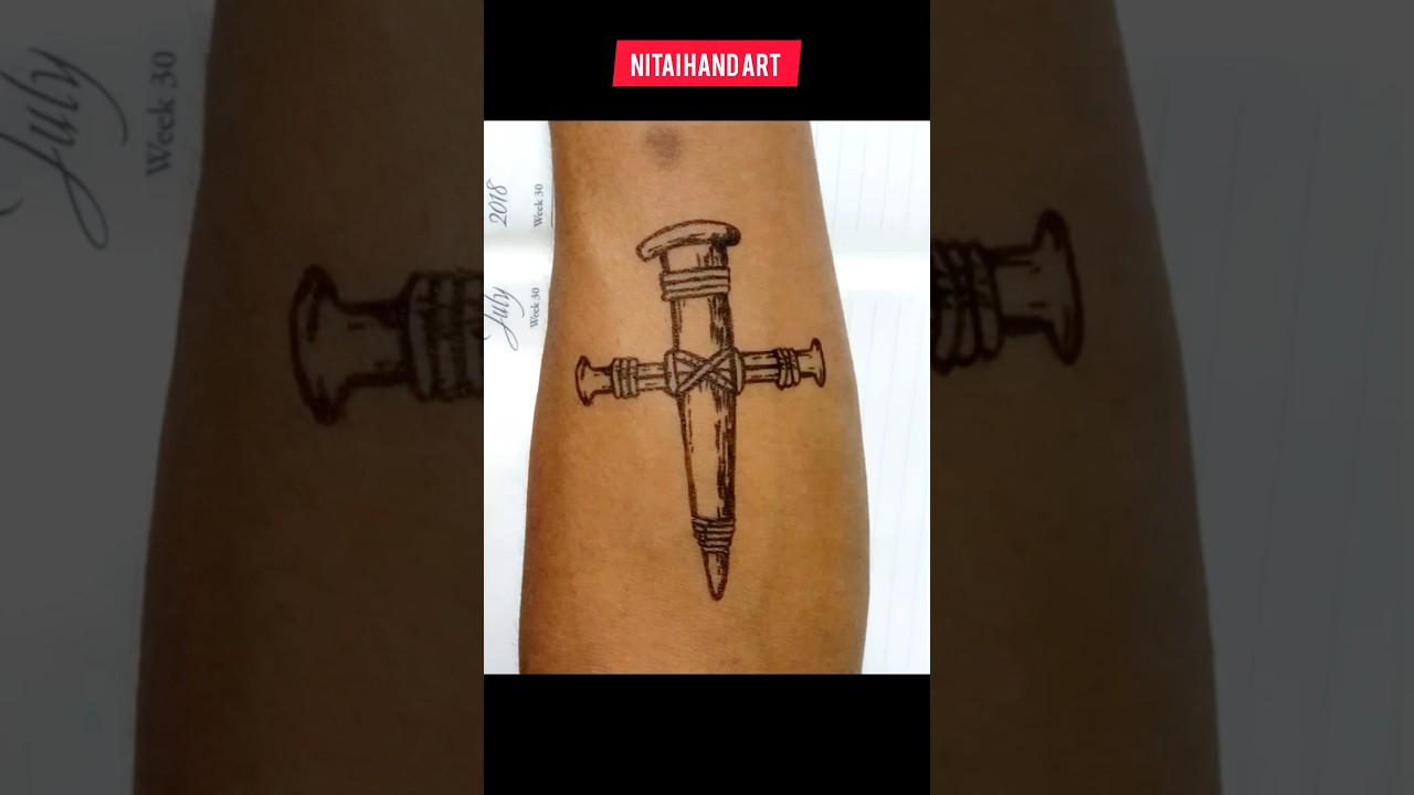 Jesus cross tattoo ✨✨ #jesus #jesuschrist #cross #viral #tattoo #shorts #short