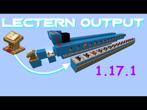 Minecraft 1.17.1 Lectern Selector[15 Different Outputs]