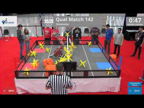 2017 VEXU Innovate Q142 - WPI1 vs ITCV - 6 to 38