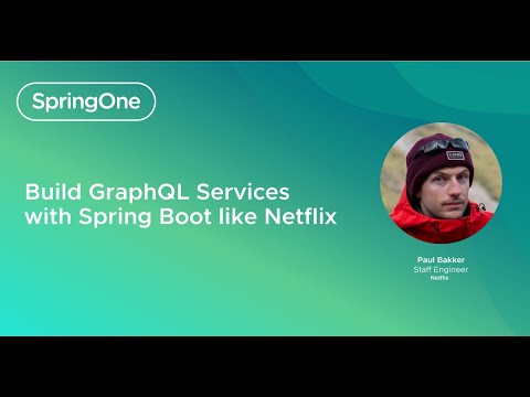 Build GraphQL Services With Spring Boot Like Netflix (SpringOne 2024)