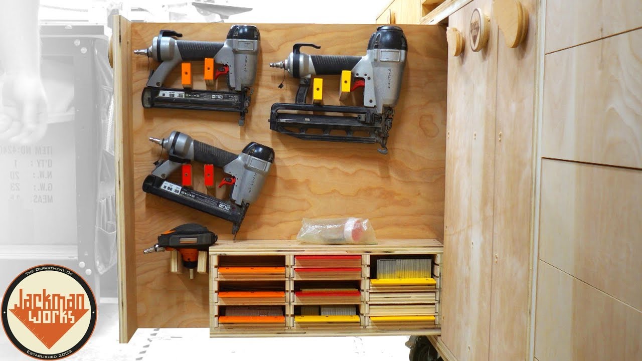 Vertical Tool Storage Drawers / Moving Tool Walls
