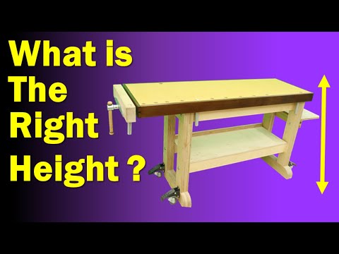 What Is The Right Height For A Hand Tool Workbench ?