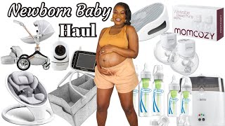HUGE NEWBORN BABY HAUL 2023 || NEW BORN MUST-HAVES 2023 || BABY REGISTRY HAUL || PREGNANCY JOURNEY
