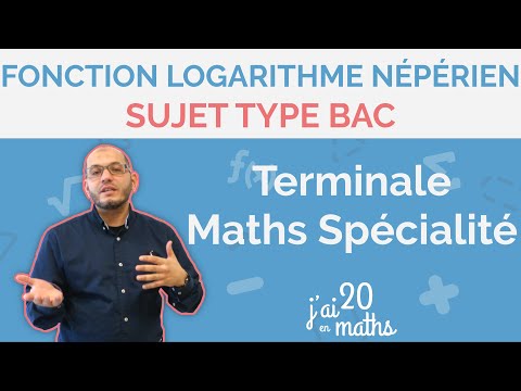 Baccalaureate-type subject - Natural logarithm function - Final year Maths Specialty
