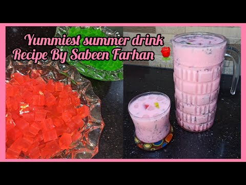 Summer Special Sabudana Drink | Coolest Drink Ever | Recipe By Sabeen Farhan