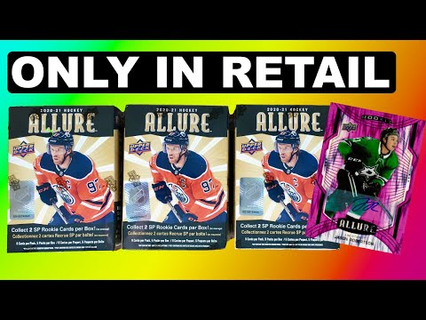 1 EXCLUSIVE PARALLEL PER PACK! Opening 3 Blaster Boxes of 20/21 Upper Deck Allure Hockey