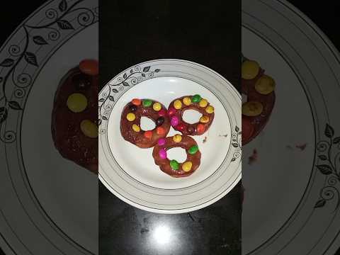 Homemade Chocolate Donuts Recipe #youtubeshort #shorts #misbahkakitchen