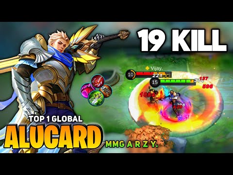 19 KILL! Hypercarry Alucard Perfect Gameplay [Top 1 Global Alucard] by mmg A r z y. - Mobile Legend